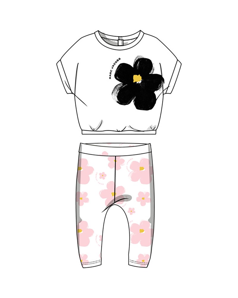 ENSEMBLE EN INTERLOCK COTON THE MARC JACOBS
