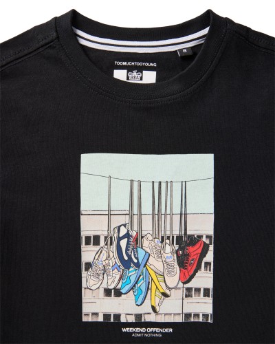 WEEK-END OFFENDER KIDS T-SHIRT BATTLE LINES