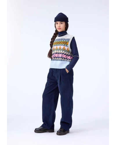 MOLO PANTALON EN VELOURS ALAINE