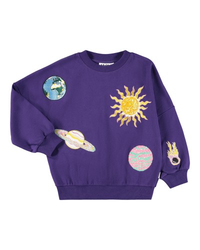MOLO SWEAT IMPRIME A COL ROND