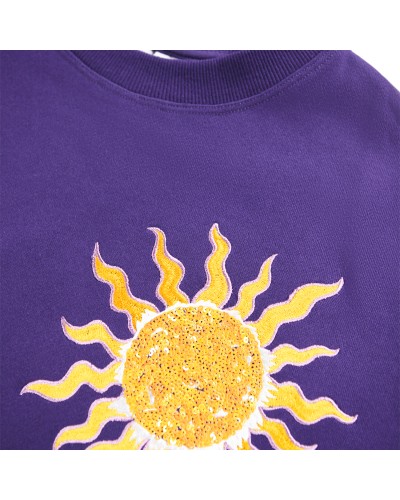 MOLO SWEAT IMPRIME A COL ROND