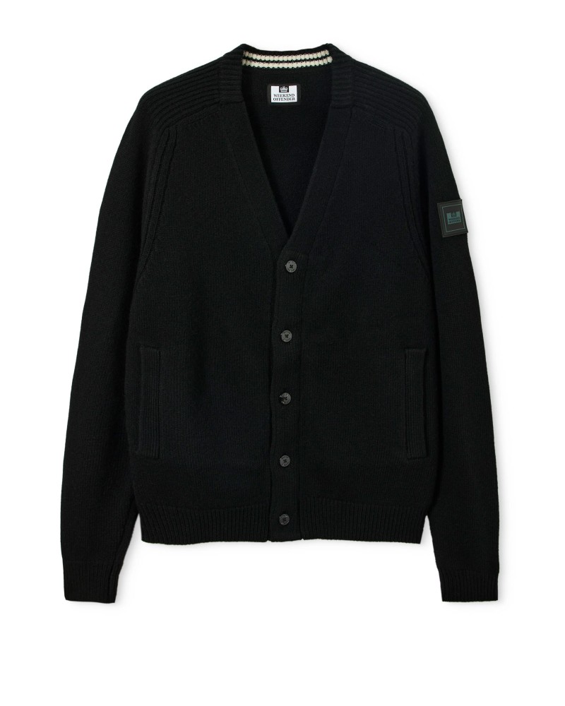 WEEK-END OFFENDER CARDIGAN EN LAINE LAUDA