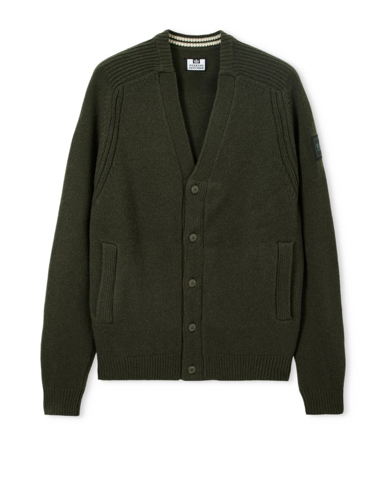 WEEK-END OFFENDER CARDIGAN EN LAINE LAUDA