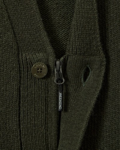 WEEK-END OFFENDER CARDIGAN EN LAINE LAUDA
