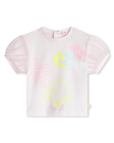 BILLIEBLUSH TEE-SHIRT MANCHES COURTES