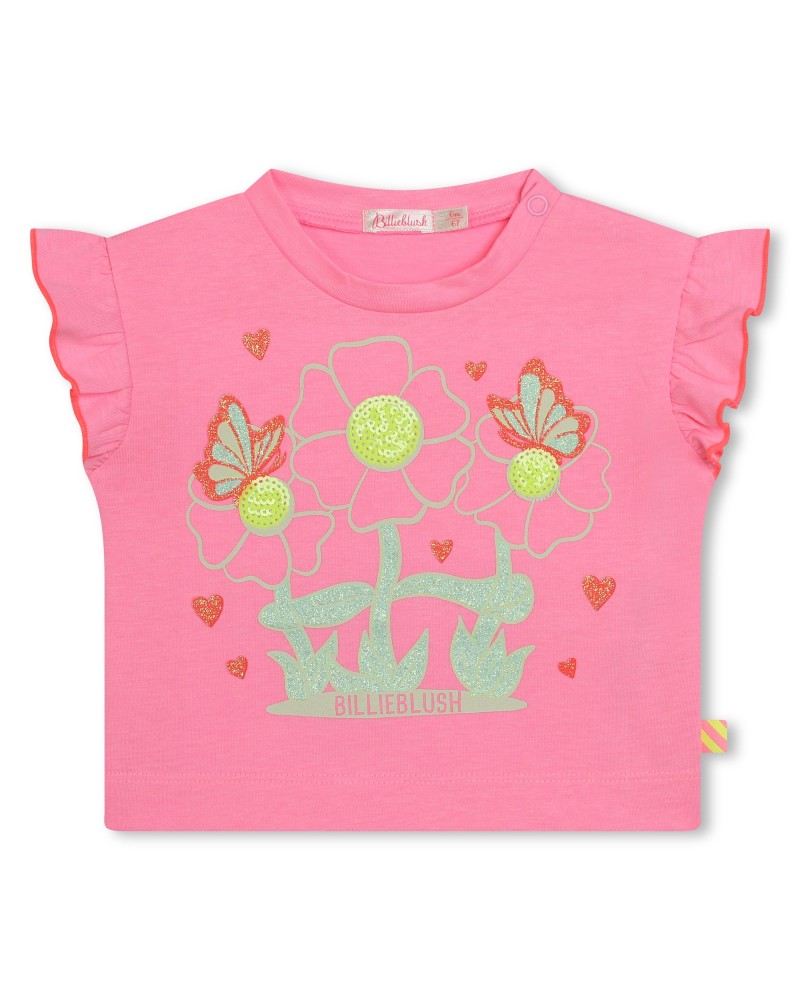 BILLIEBLUSH TEE-SHIRT MANCHES COURTES