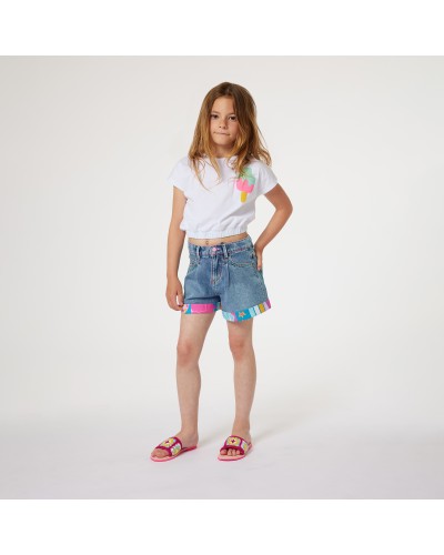 BILLIEBLUSH TEE-SHIRT MANCHES COURTES