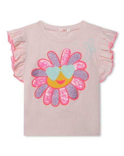 BILLIEBLUSH TEE-SHIRT MANCHES COURTES