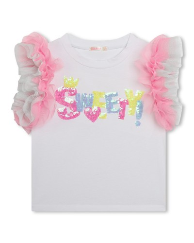 BILLIEBLUSH TEE-SHIRT MANCHES COURTES