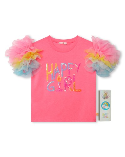 BILLIEBLUSH TEE-SHIRT MANCHES COURTES