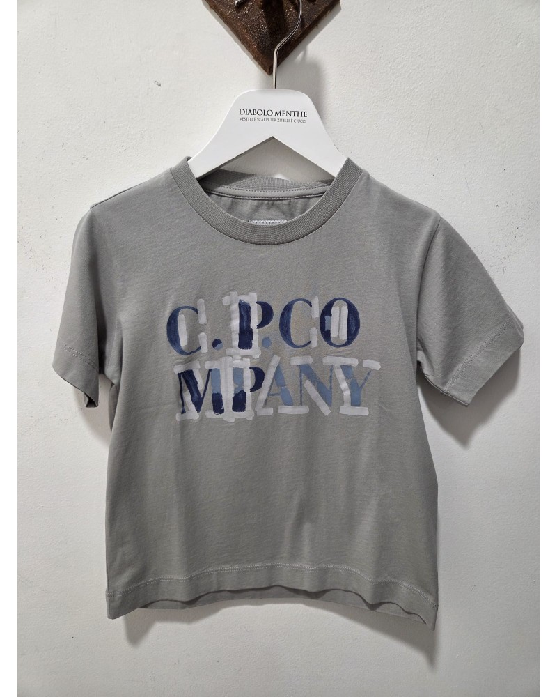 CP COMPANY T-SHIRT MANCHES COURTES IMPRIMES