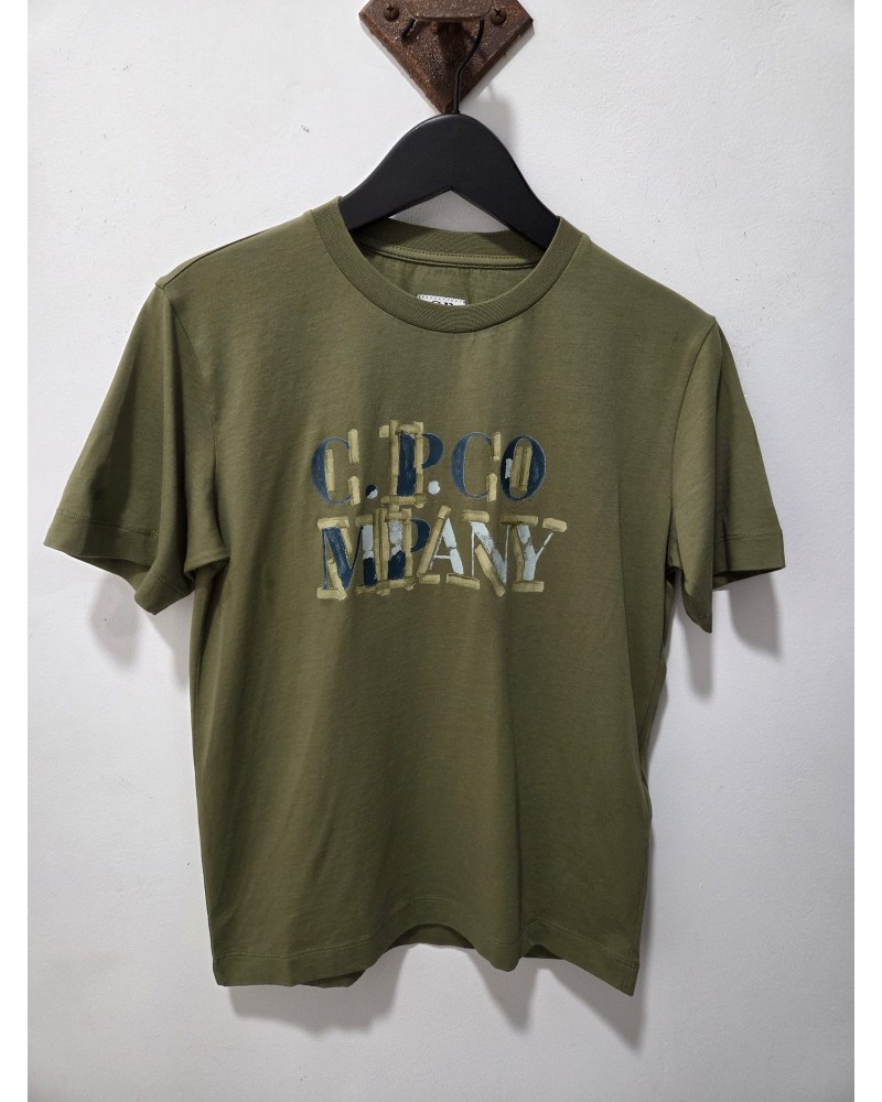 CP COMPANY T-SHIRT MANCHES COURTES IMPRIMES