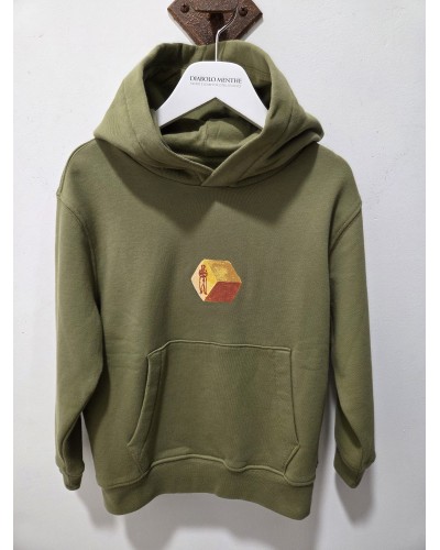 CP COMPANY SWEAT A CAPUCHE IMPRIME