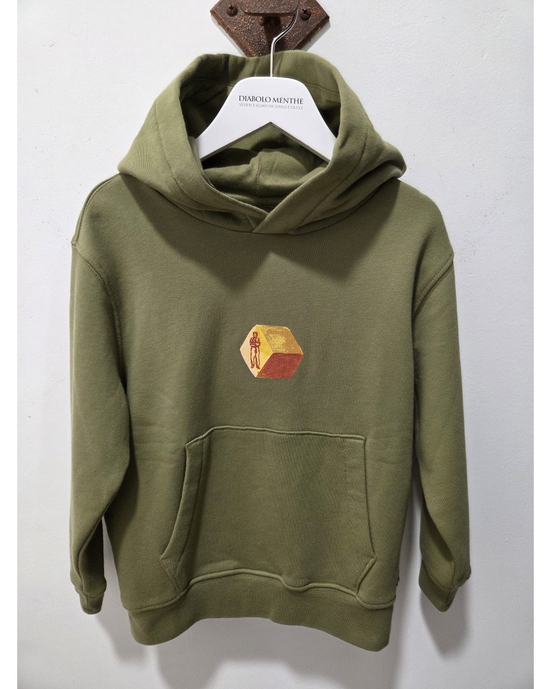 CP COMPANY SWEAT A CAPUCHE IMPRIME
