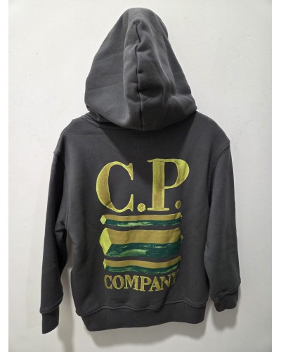 CP COMPANY SWEAT A CAPUCHE IMPRIME