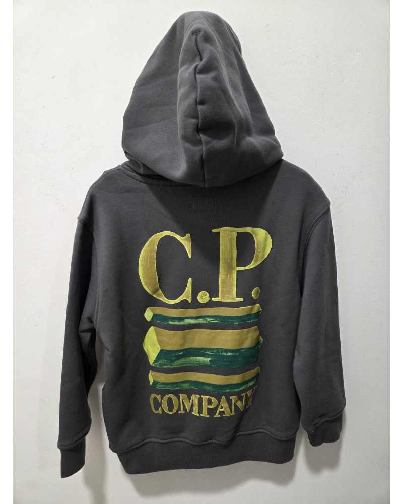 CP COMPANY SWEAT A CAPUCHE IMPRIME