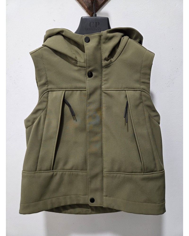CP COMPANY VESTE SANS MANCHES EN SOFTSHELL