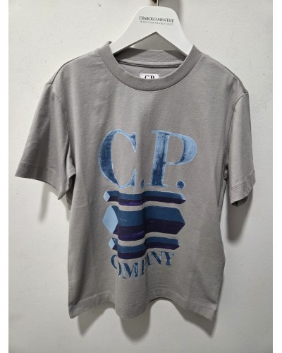 CP COMPANY T-SHIRT MANCHES COURTE IMPRIME
