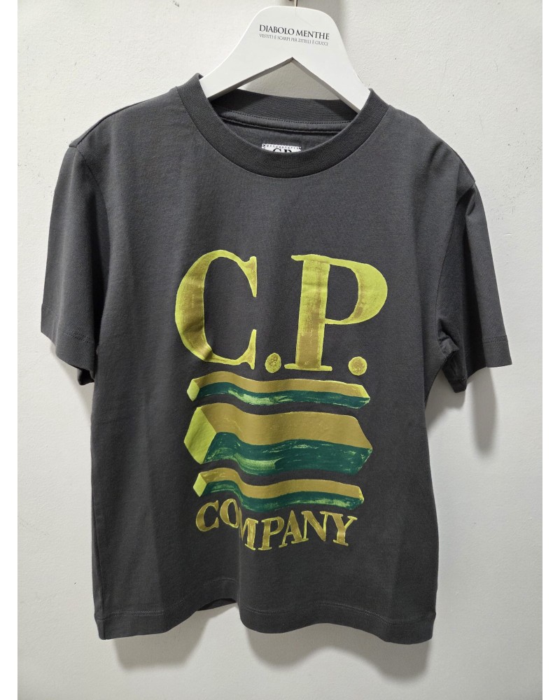 CP COMPANY T-SHIRT MANCHES COURTE IMPRIME