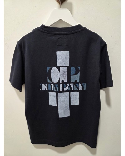 CP COMPANY T-SHIRT MANCHES COURTE IMPRIME