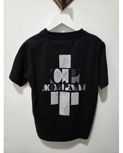 CP COMPANY T-SHIRT MANCHES COURTE IMPRIME